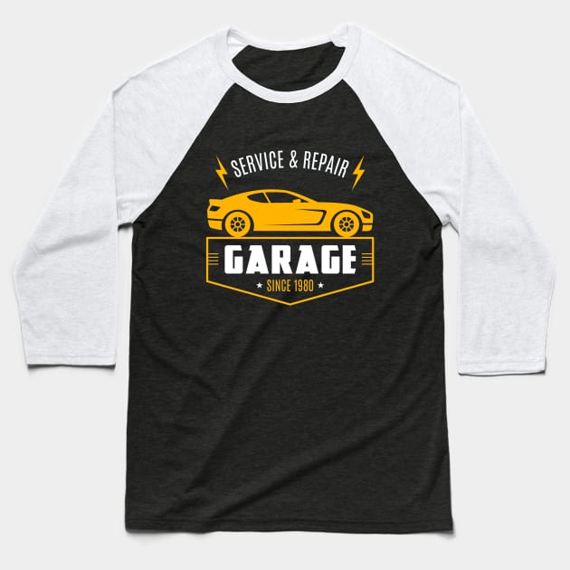 Car repair Baseball T-Shirt by Brainable ART